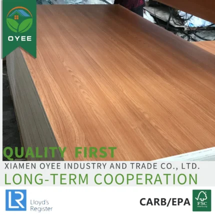 Trade Grade White Oak 18mm Laminated MDF Board, 8ft x 4ft
