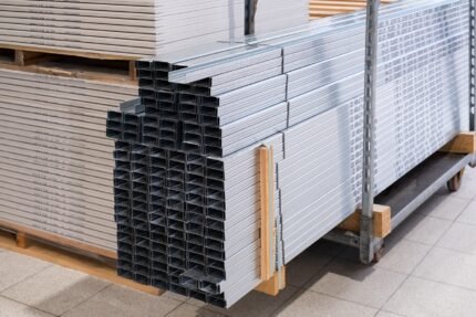 Galvanized Steel 55mm Gypsum Channel, 10ft Length, 0.45mm Gauge