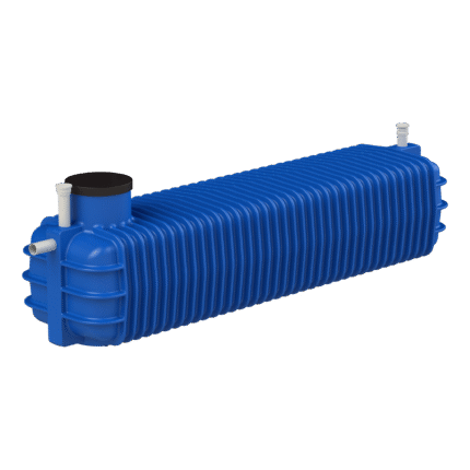 TopTank 5000L Horizontal Septic Tank, Polyethylene Underground