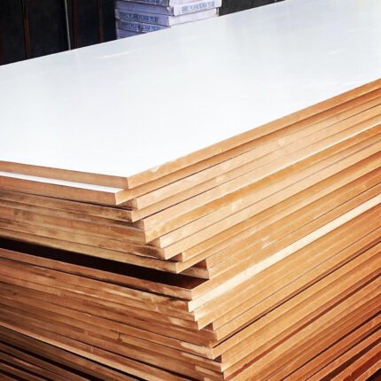 Standard White Laminated Particle Board 8ft x 4ft x 18mm