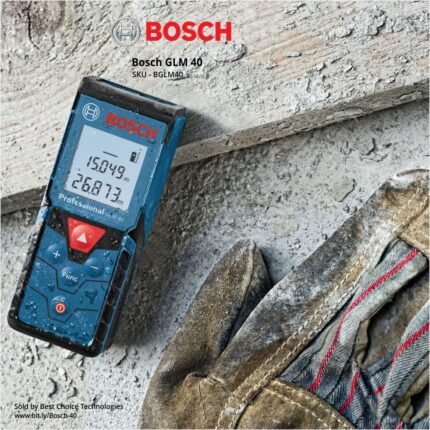 Bosch GLM 40 Laser Measure, 40m Range, ±1.5mm Accuracy, IP54
