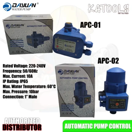 APC Automatic Pressure Control, 1.1kW, 10A, 1-Inch Male G-Thread