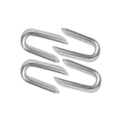 Trade Grade Galvanized U Nails 1Kg Fencing Staples