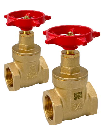 Pegler 3/4 Inch Brass Gate Valve PN20 BSP