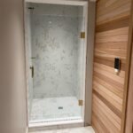 Standard 10mm Tempered Walk-in Shower Glass Partition, 900mm x 2000mm