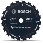 Bosch Eco for Wood Circular Saw Blade, 184mm x 25.4/20mm, 40T
