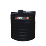 RotoTank 4000L Cylindrical Water Tank, UV-Stabilized Polyethylene