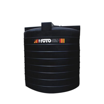 RotoTank 2000 Litre Cylindrical Water Tank, UV-Stabilized Polyethylene
