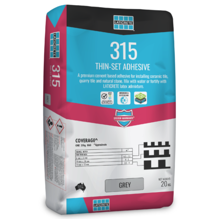 Laticrete 315 Premium Tile Adhesive 20kg Grey