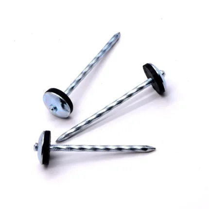 Trade Grade Roofing Nails, 2.5-inch Galvanized Umbrella Head, 50kg Bulk Pack