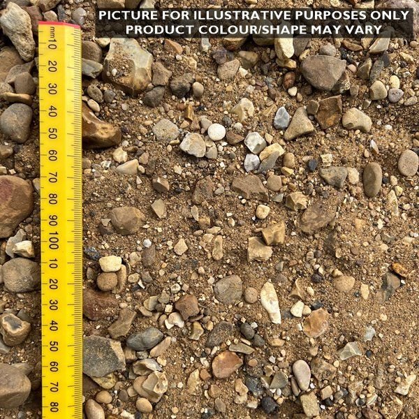 20mm_all_in_ballast_scale_ed_dry__2nd.jpg Standard Trade 20mm Ballast, Mixed Concrete Aggregate - Image 1