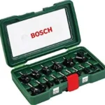 Bosch 15 pcs Router Bit Set (8mm)