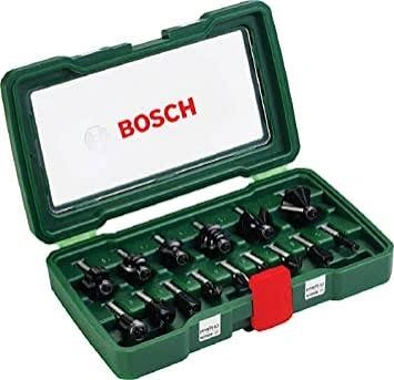 Bosch 15 pcs Router Bit Set (8mm)