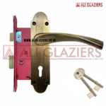Union 2 Lever Mortice Sashlock with Brass Handles