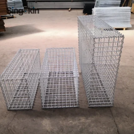 Shamba 2m x 1m x 1m Gabion Basket, 2.4mm Galvanized Wire