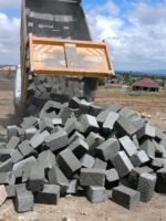 Machine Cut 6 x 6 Inches Building Stones, Natural Tuff Masonry Blocks