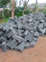 Machine Cut 6 x 6 Inches Building Stones, Natural Tuff Masonry Blocks