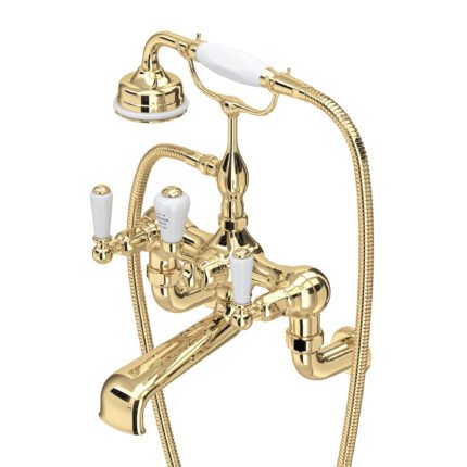 Standard Trade Wall-Mounted Bathtub Mixer, 1/2" BSP, Chrome Brass