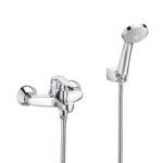 Victoria Bathtub Mixer, 1/2 Inch Chrome, Wall Mounted