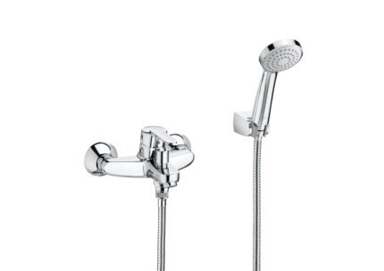 Victoria Bathtub Mixer, 1/2 Inch Chrome, Wall Mounted