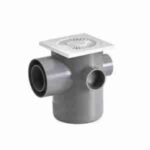 Standard 110mm 4-Way Floor Trap with Tile-In Grill and Waste Filter - Image 5