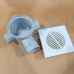 Standard 110mm 4-Way Floor Trap with Tile-In Grill and Waste Filter - Image 4