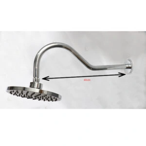 40CM Curved Arm + 8″ Shower Head – Mirror