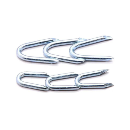 Trade Grade Galvanized U Nails 1Kg Fencing Staples