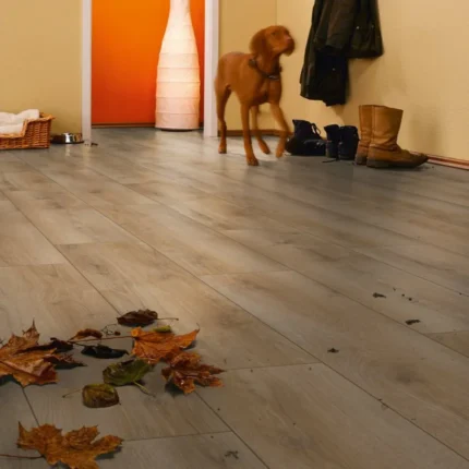 Summer Oak 18mm Laminated Particle Board, 8ft x 4ft