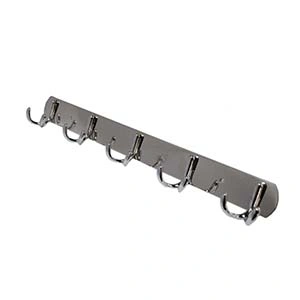 5-Hook Double Sided Chrome Rack