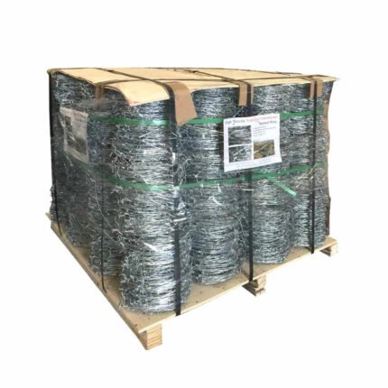 Trade Grade Galvanized Barbed Wire, 480m Roll, 14 Gauge