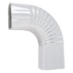 Standard UPVC Gutter Elbow Bend, 90 Degree, UV-Stabilized