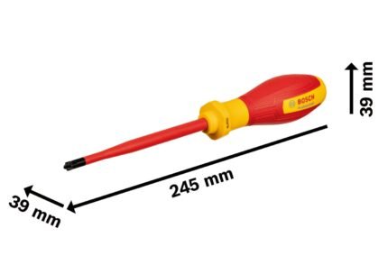 Bosch Professional VDE Screwdriver SL/PZ 2 x 125mm Insulated 1000V