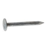 Hammer 2.5-Inch Galvanized Roofing Nails with Washers, 1kg Pack