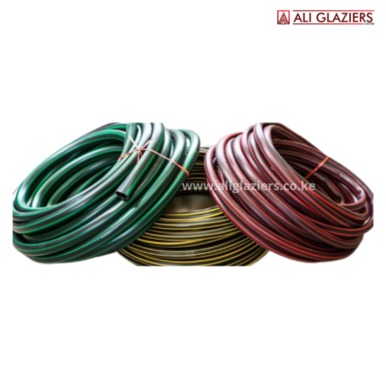 Stripe 1/2 Inch Hose Pipe, 60ft Reinforced PVC