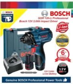 Bosch GDR 120-LI 12V Cordless Impact Driver, 100Nm, 2x 2.0Ah Kit