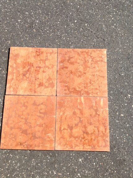 Rosso Asiago Polished Marble Tile, 40 x 40 cm, 10mm Thick