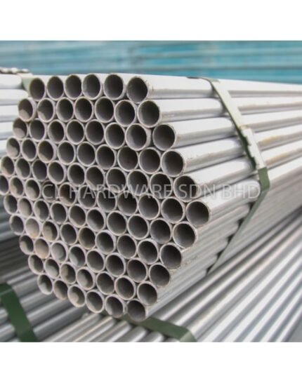 Standard 1/2 Inch GI Pipe, Galvanized Steel, 6m Length