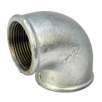 Standard 1 Inch GI Elbow, 90-Degree Female Threaded, Galvanized Iron
