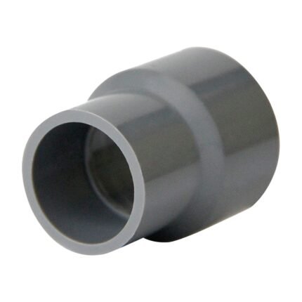 Coninx PVC Gutter Connector, Push-Fit Joint with Seals, Grey