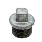 Standard Galvanized Iron GI Plug 1/2 Inch, Threaded BSP
