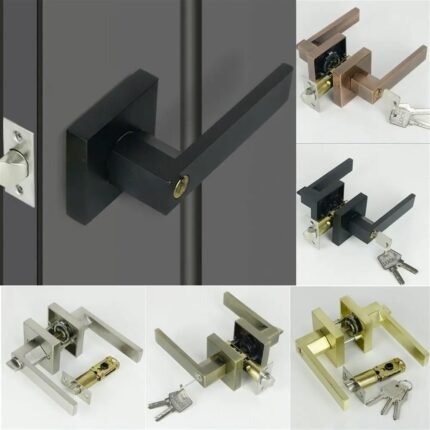 ACC 51mm Cylinder Door Lock, Antique Copper Finish, 3 Keys