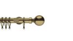 TradeSpec 28mm Brass Curtain Rod, 3 Meters, Heavy-Duty Steel - Image 4