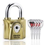 Mindy 60mm Padlock, Hardened Steel, Anti-Cut Shackle