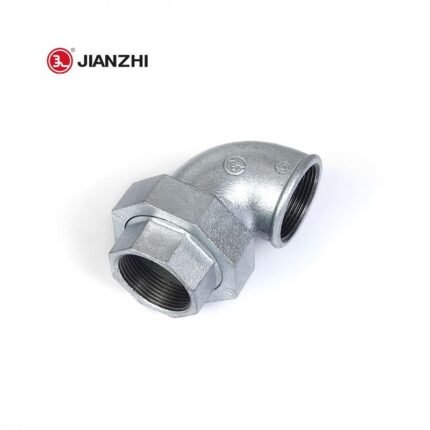 Trade Grade 1/2 Inch GI Union, Female BSP Threaded, Galvanized Iron