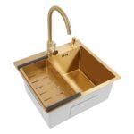 Trade Grade 5045 Series 50 x 45cm Stainless Single Bowl Sink, Matt Finish