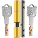 ACC 301 Copper Cylinder Door Lock, Rim Type