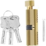 ACC 51mm Cylinder Door Lock, Antique Copper Finish, 3 Keys