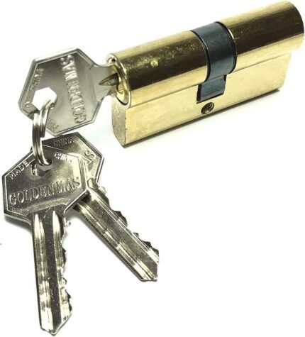 ACC 51mm Cylinder Door Lock, Antique Copper Finish, 3 Keys