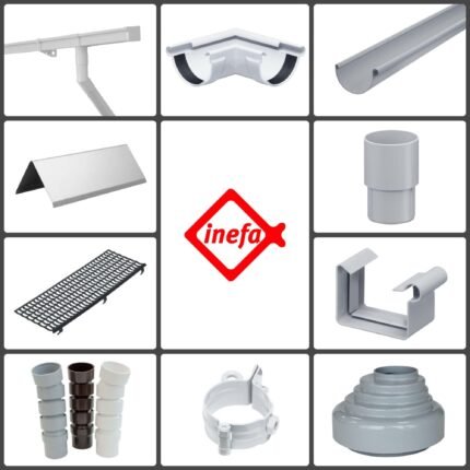 Standard UPVC Gutter Angle, 90 Degree, UV Resistant